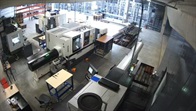 Výrobní hala KURYLO MONTSVAR s CNC stroji – pohled shora